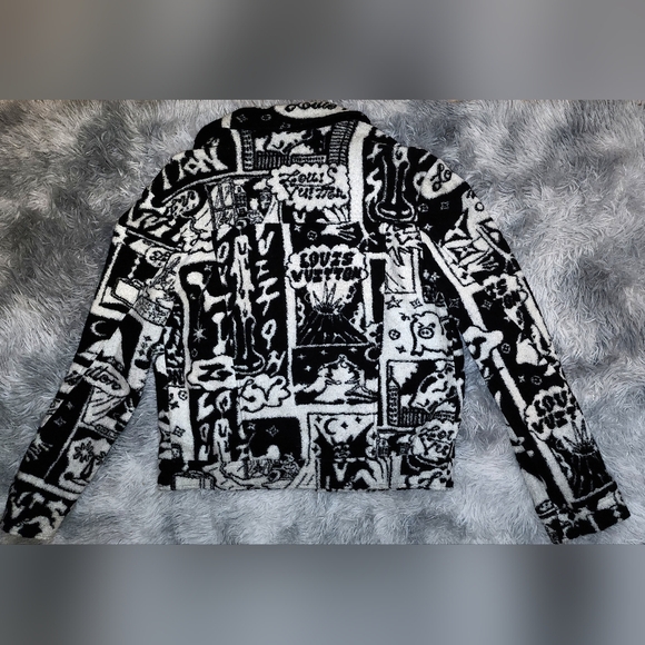 Louis Vuitton Comics Trucker Jacket Black (M) - Picture 7 of 16